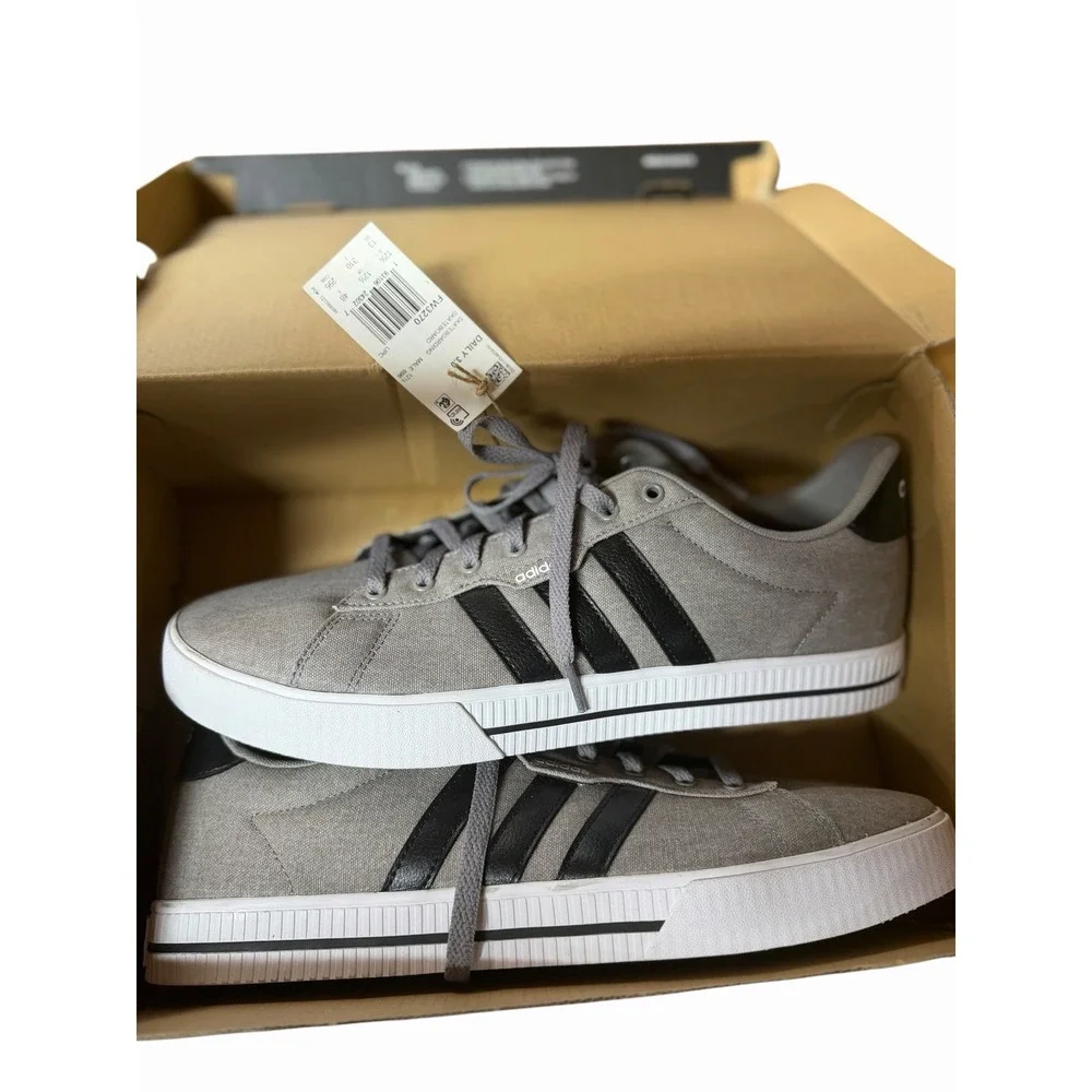 Adidas daily 3.0 Sportswear male size 13 color gray New With Box